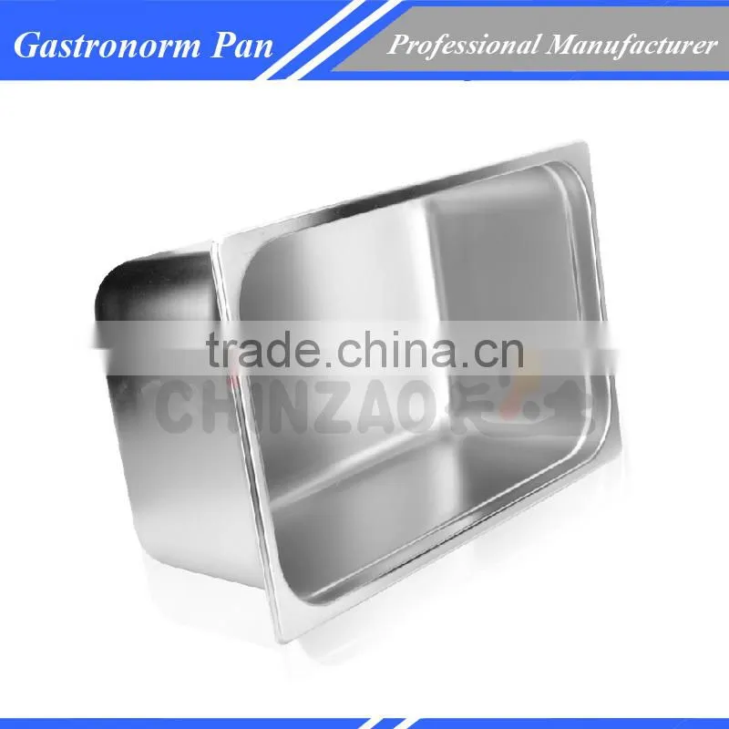 1/1 size anti-jam stainless steel steam table pan/ stainless steel gastronorm pan