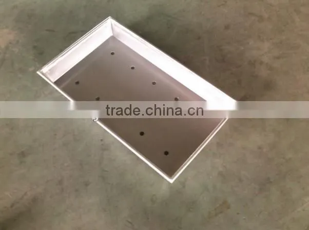 Stainless steel tray for meat and seafood