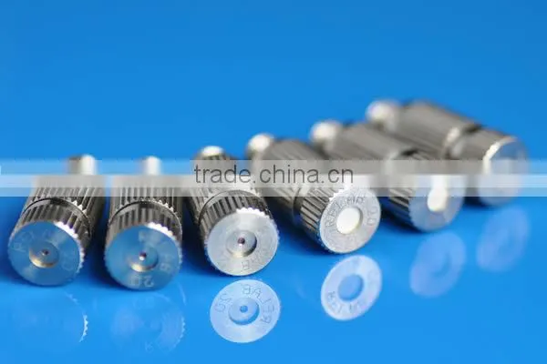 70 bar High Pressure Cooling Mist Cleanable Anti-drip Ruby Orifice Fog Nozzle