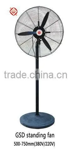 Gongle brand industrial stand ventilation fan with CE certificate for factory