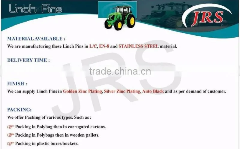 Hot selling Red handle hitch pin/ Hitch Pin