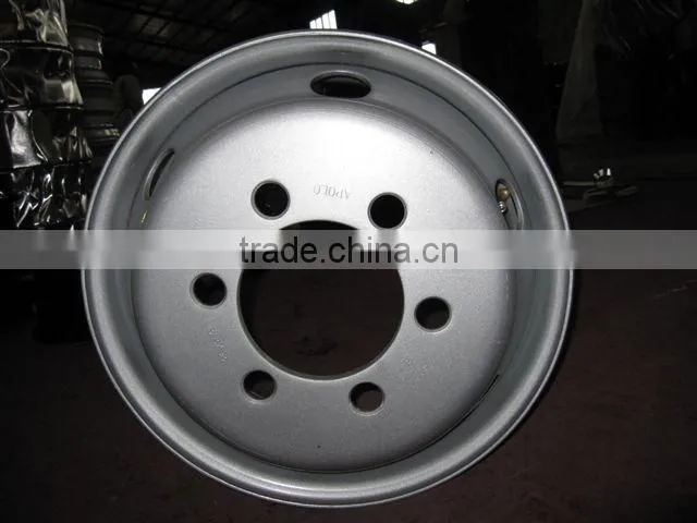 19.5*6.75 cheap tubeless steel wheels
