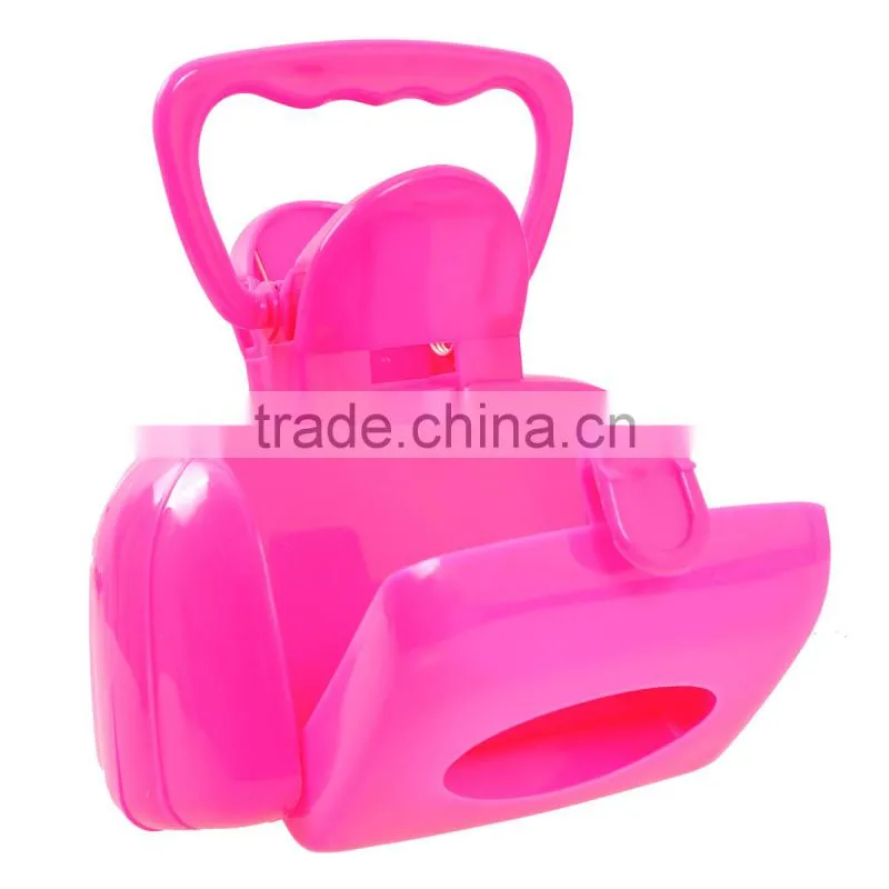 Pet Dog Pooper Poop Scooper Clear Tool Interlayer Clip Three Colors Random New