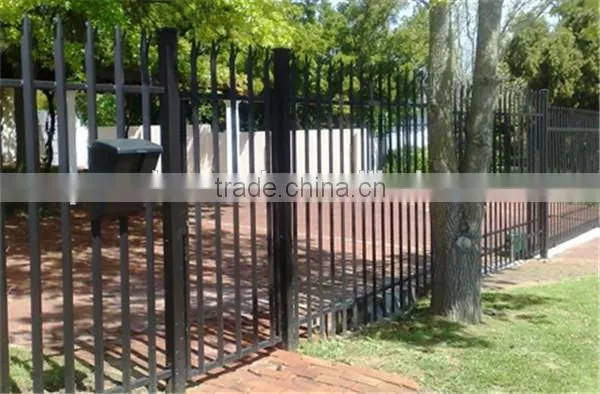 Gold manufacturer electro galvanized palisade fence