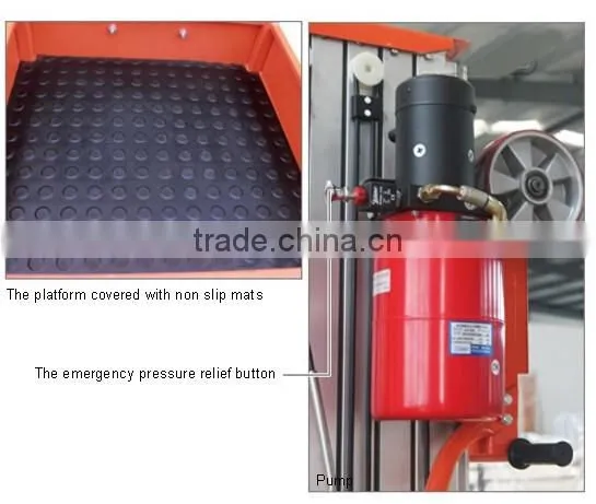 Jeakue Aluminum portable aerial work platform from sale