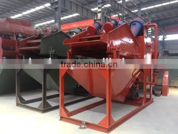 Fine sand recyling machine features