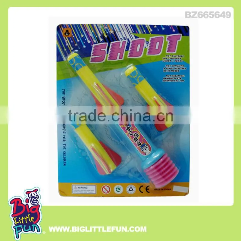 Air pump rocket toys,soft rocket launcher toy