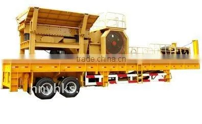 Industrial high efficiency mobile stone crushing plant hot sale to India
