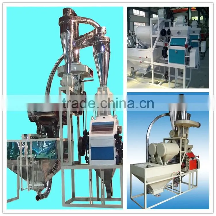 5 tons per day maize or wheat flour milling machine mini flour mill machine