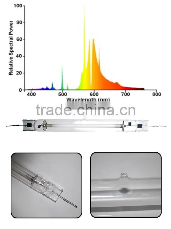 1000w Hydroponics Double Ended High Pressure Sodium Lamp