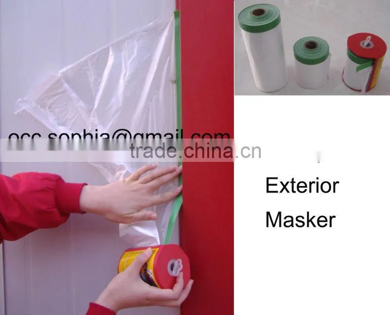 paint masker with dispenser