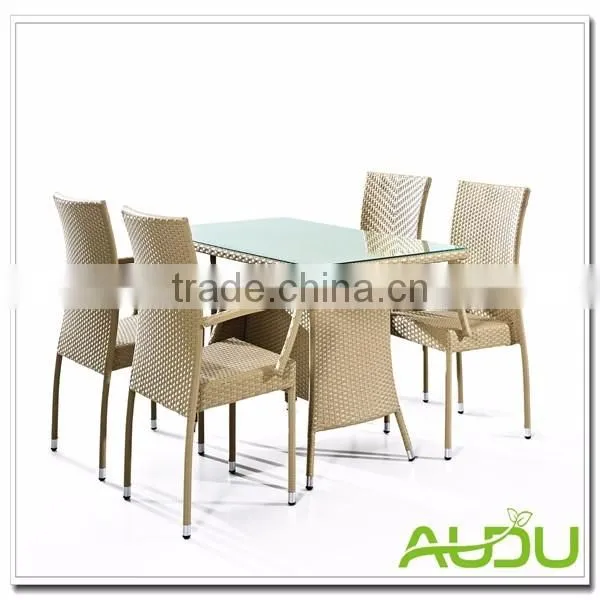 Audu Perth Garden Outdoor Rattan Dining Set