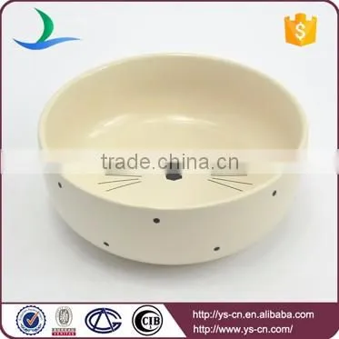 Modern cat decal design matt ceramic wedding dinnerware sets