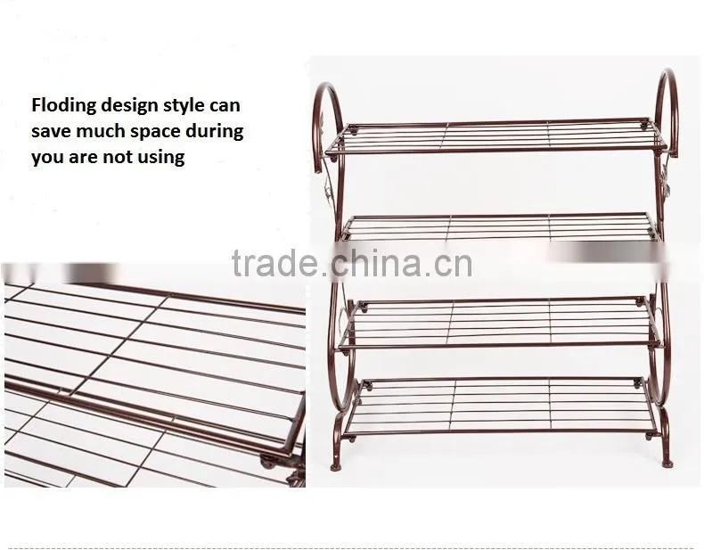Vivinature shoes store shelf and metal seating shoes furniture for lving room