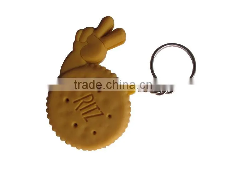 Cookie pvc keychain