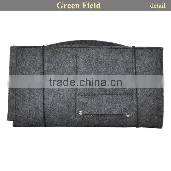 lady style roll up felt tote bag good quality