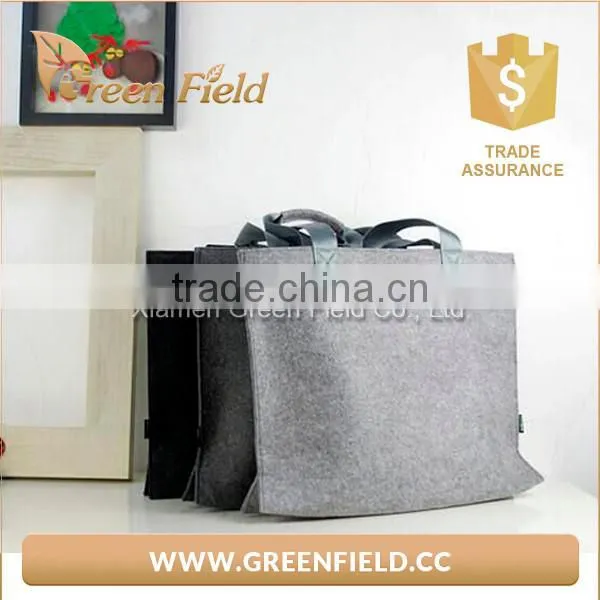 Fashion felt tote bag shopping bag felt lady handbag