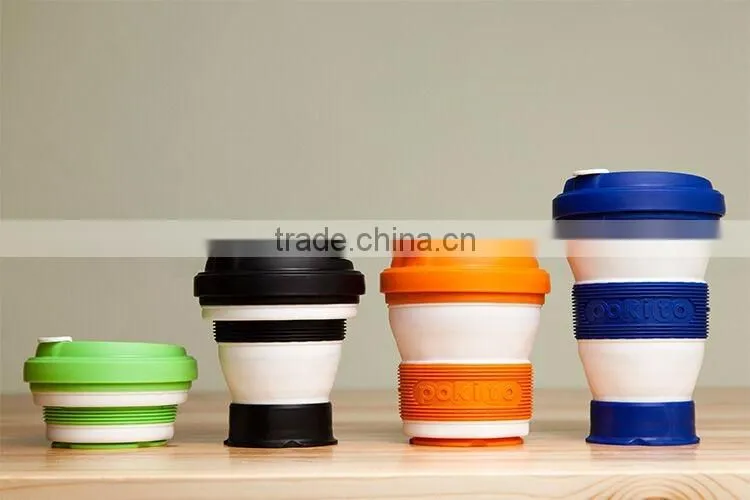 Creative Portable Travel Silicon Folding Cups Telescopic Gargle Cup Tea Bottles