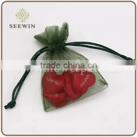 wholesale drawstring organza gift bags for cut flowers