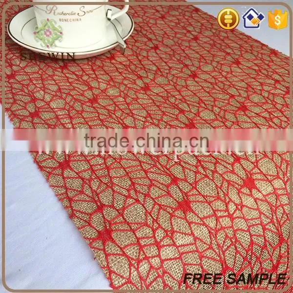 dinner party table runner jute material wholesale