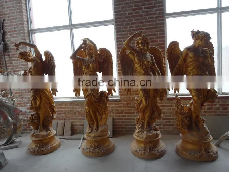 Four Seasons lady fiberglass resin statue,Large outdoor sculpture