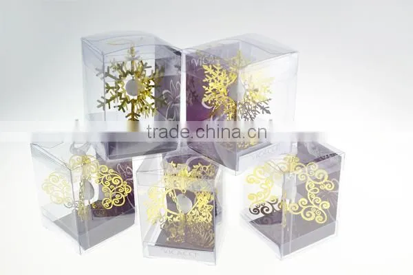 Hot Sale Metal Christmas Hanging Ornament Stand with Crystals from SWAROVSKI Octagonal Pendant WS331-SS10107S