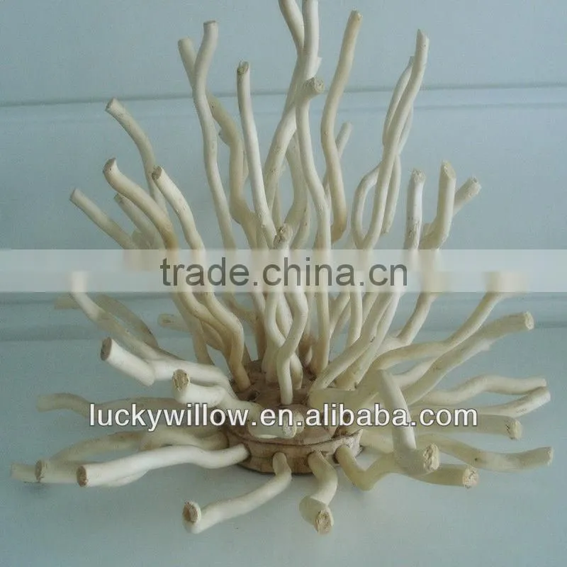 large decorative balls made by crooked willow for garden decoration