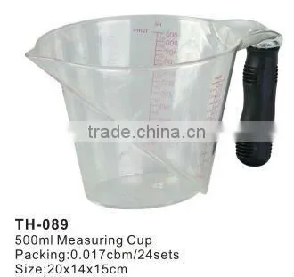 500ml Plastic measuring cup with spoon set