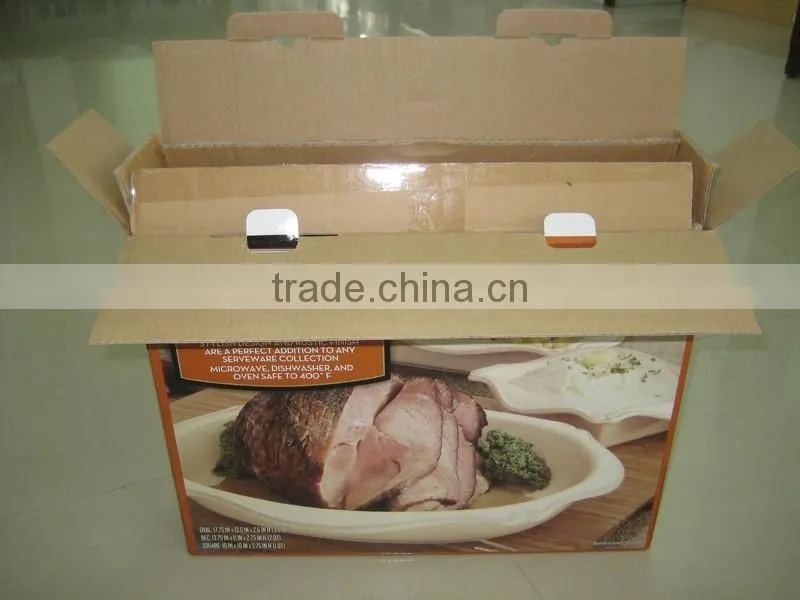 Ceramic platters dolomite bake ware for baking in the oven