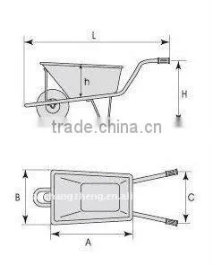 wheel barrow WB5009