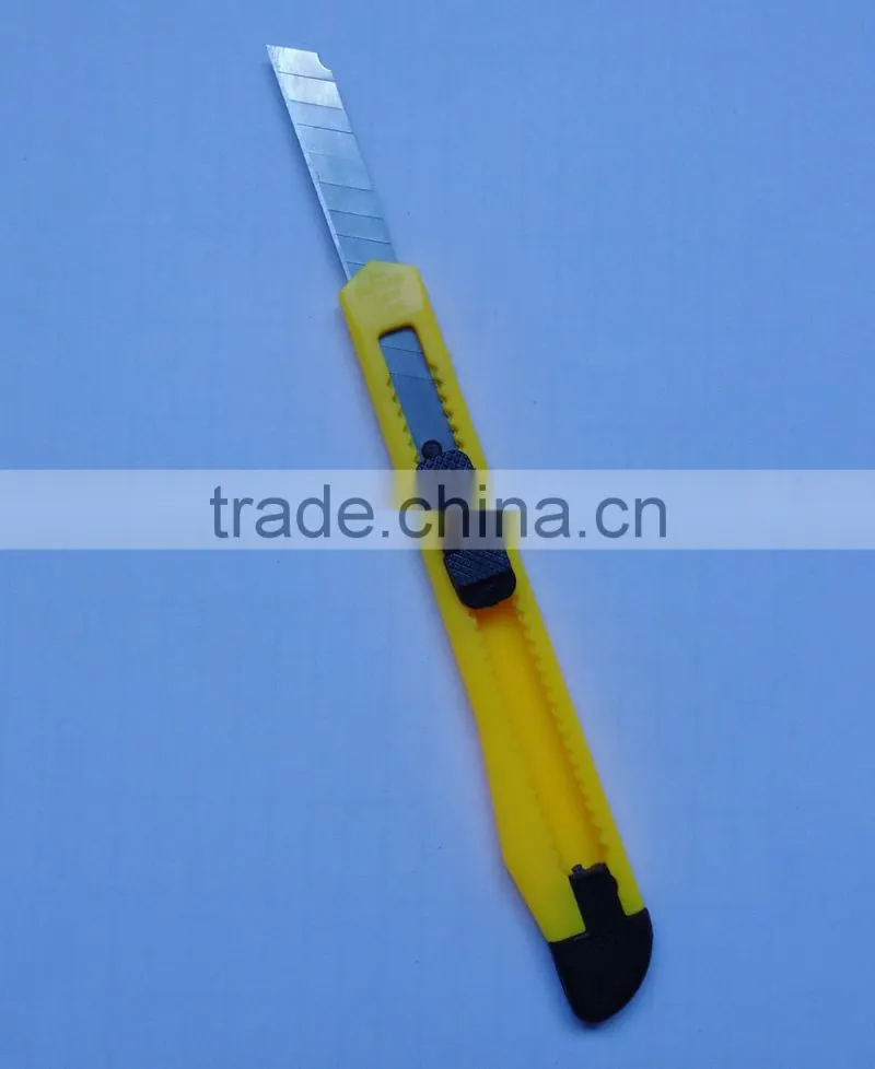 Promotional Mini size 9mm blade Utility knife Cutter with plastic grip