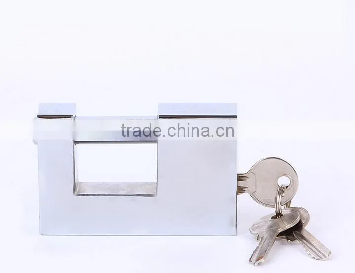 Solid brass rectangular globe mini padlock from 50mm size to 90mm