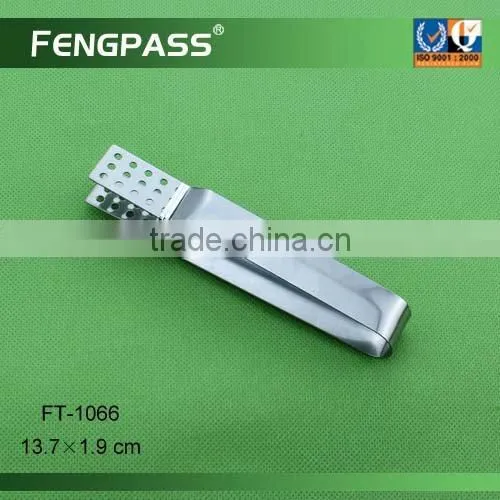 Stainless steel food serving tong FT-1055 kitchen utensil