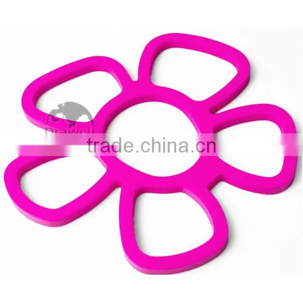 SH-6476 Heat Resistant Durable Flexible Non Slip Mat silicone pot holder