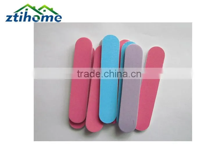 Banana shape emery board nail files for manicure