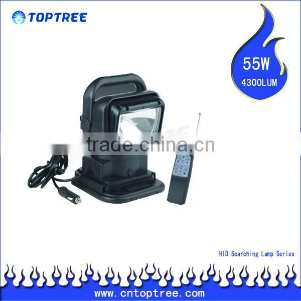 Motorized Remote Control HID Spotlight 35W 55W Driving Spot Flood lights SUV ATV 4WD 4X4