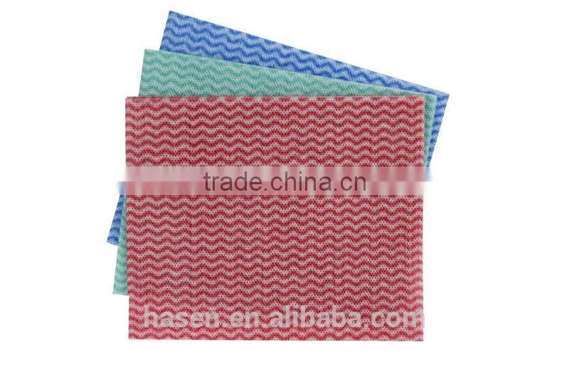 The latest popular wood pulp spunlace fabric use for industrial wipe and household wipes
