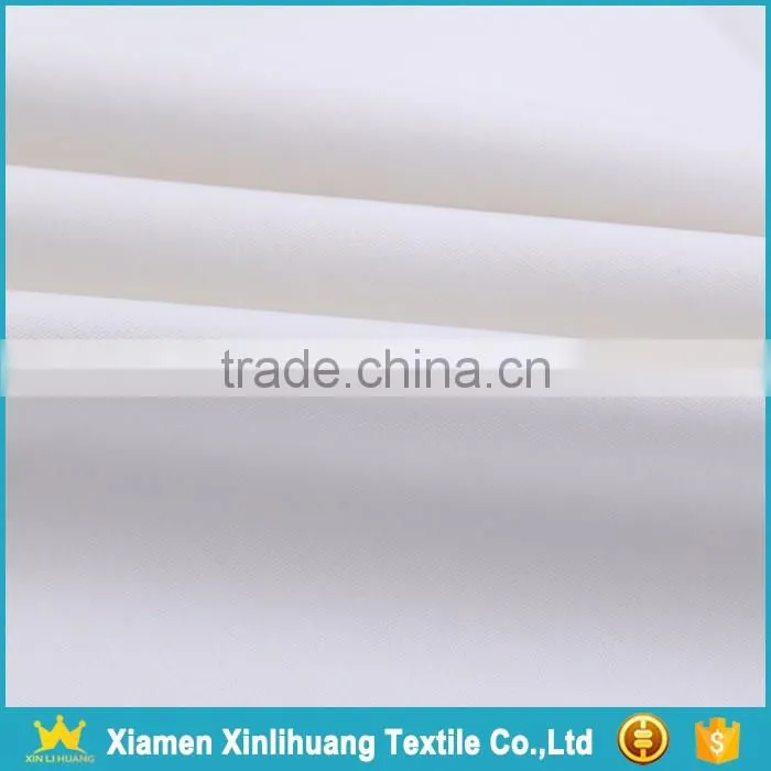 China Woven Textile White Color 100% Cotton Plain Fine Canvas Fabric