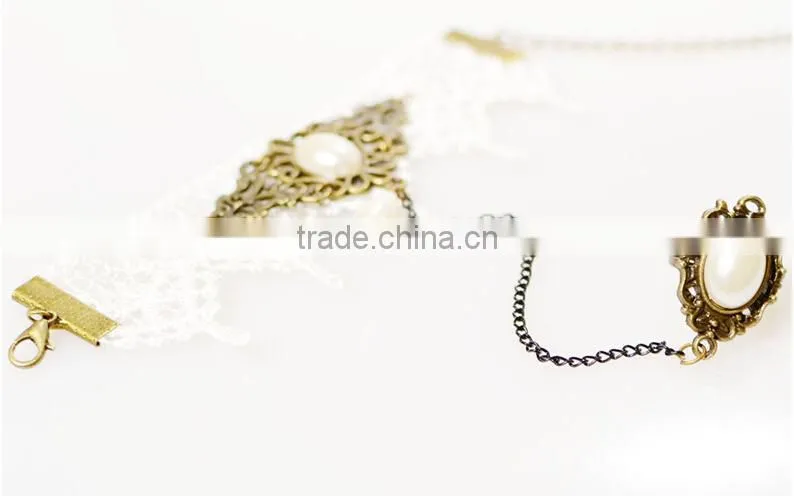 Lace bracelet ring sets antique women jewelry set wholesale