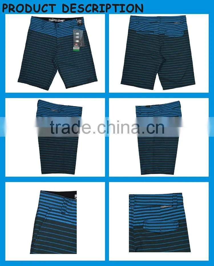 Stripe 4 Way Stretch Boardshorts Swimwear&Beachwear