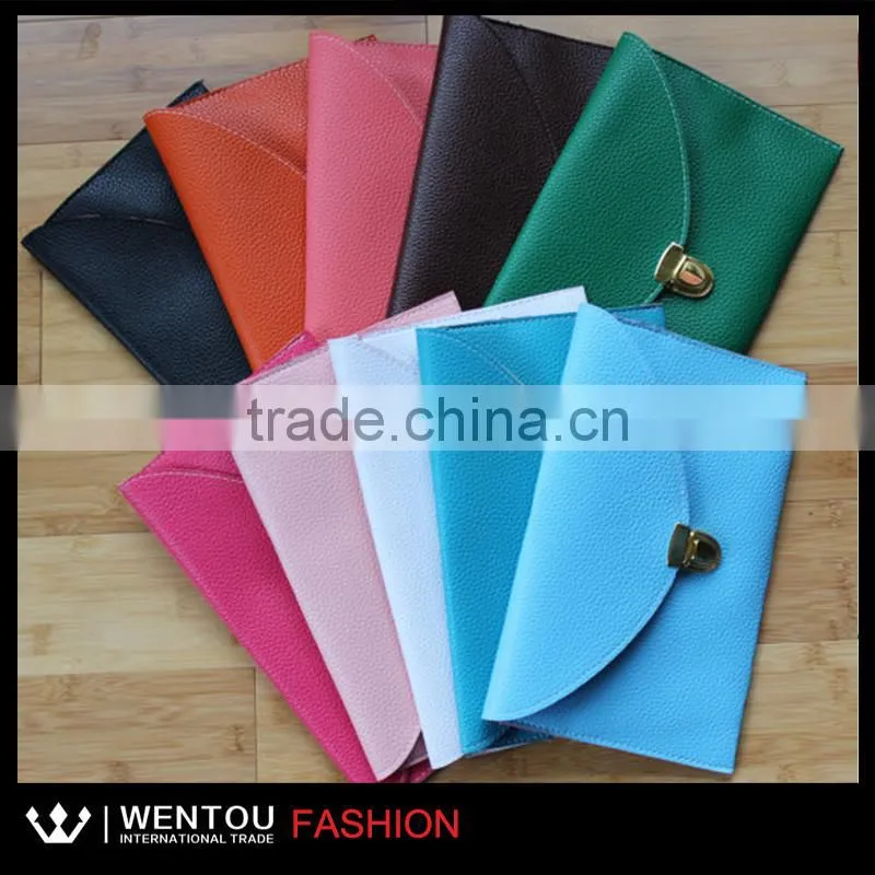 New Scallop Edge Monogrammed women clutch bag