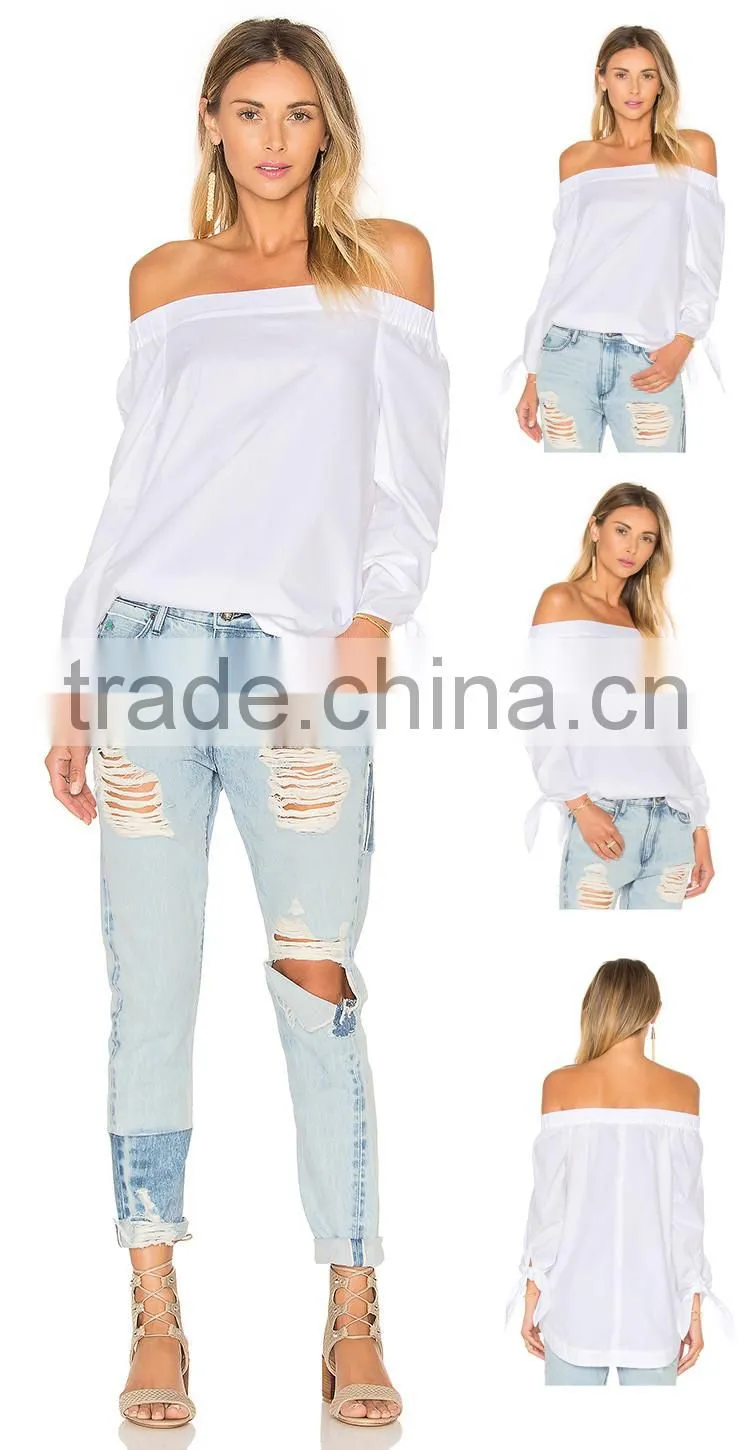 Fashion Cutting Patch Work Plain Blouse Designs