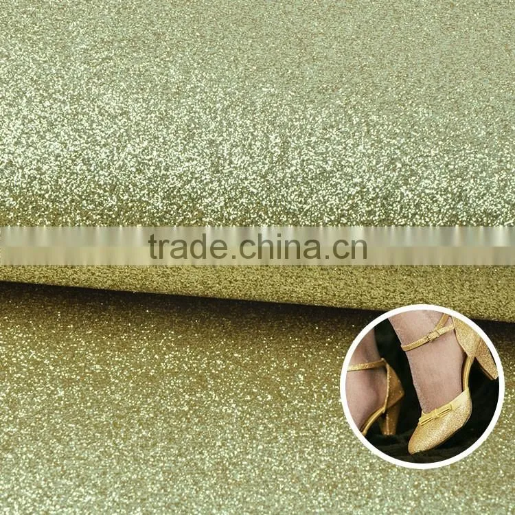 online service glitter blingbling shoe pu leather