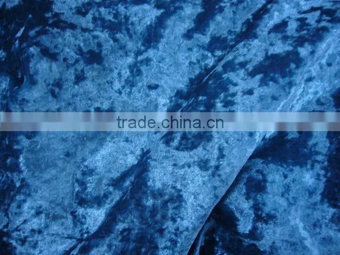 100% polyester curshed velourt,shining velour,garment fabric