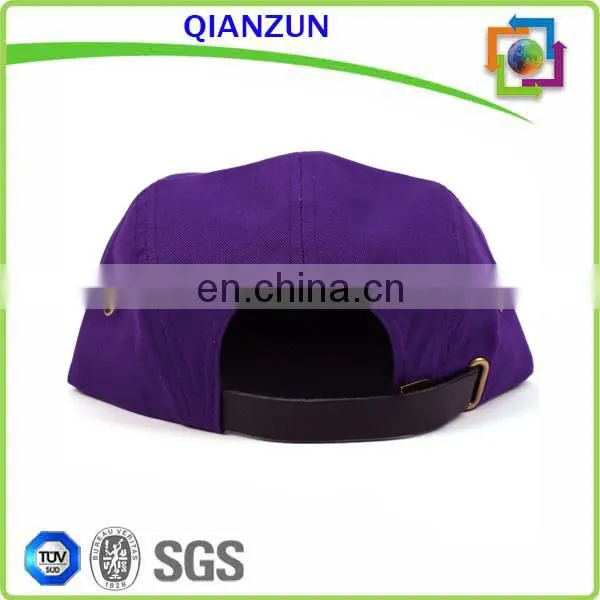 Flat Bill Cap 100% cotton 5 panel Jockey style Mens Hat