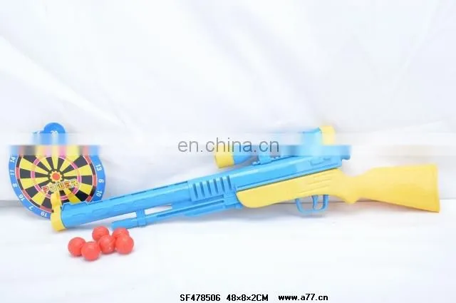 2014 Hot Selling B/O Soft Gun Toys, Plastic Electronics Toys Soft Bullet Gun