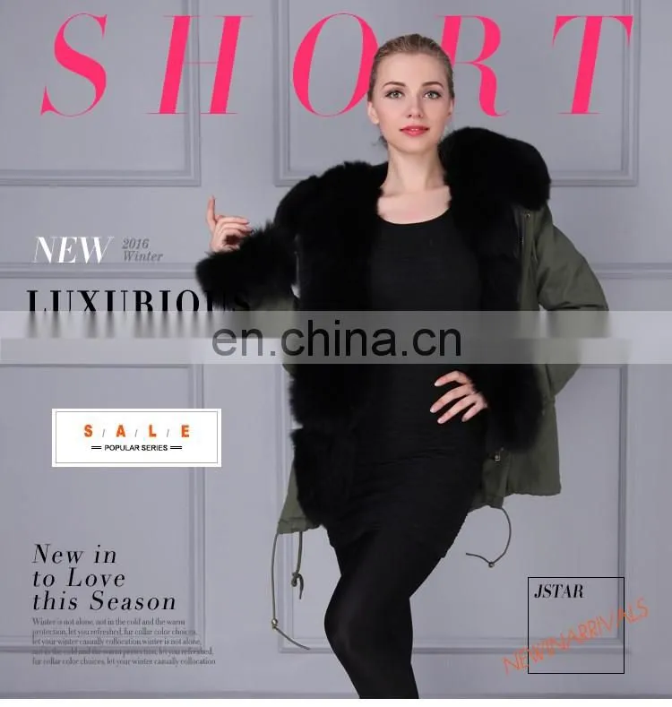 Modern design short mink coat winter black fur coat with fur hood
