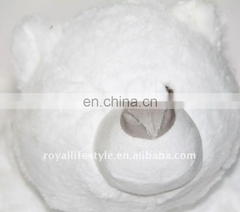 Best Selling Plush White Sitting Polar Bear Toy Customized Stuffed Toys