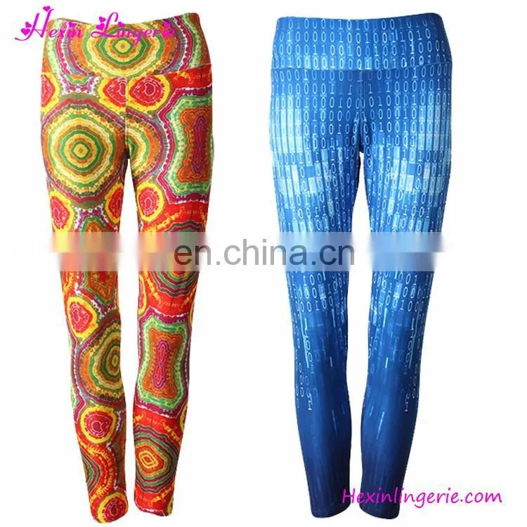 free sample oem sexy women polyster spandex blank sublimation leggings