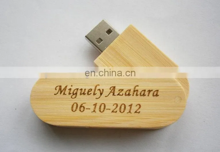 Personalized high quality wooden usb 3.0 32gb for sale